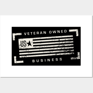 VETERAN OWNED BUSINESS - FREE SPEECH SHOP Posters and Art